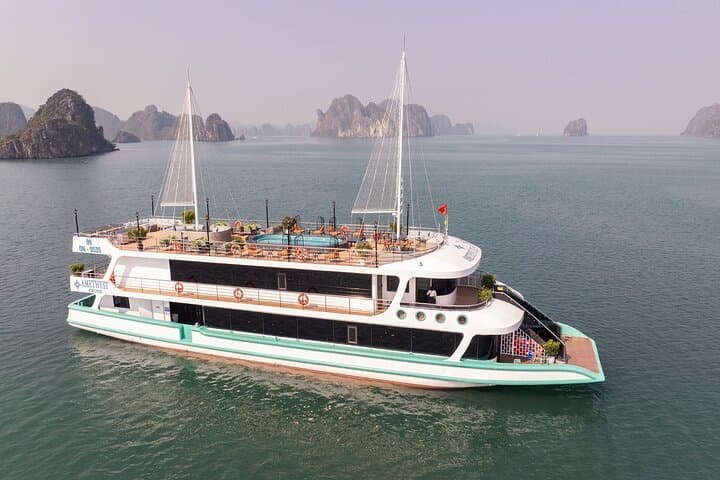 Amethyst Luxury Day Cruise: Hanoi to Ha Long Bay photo 2