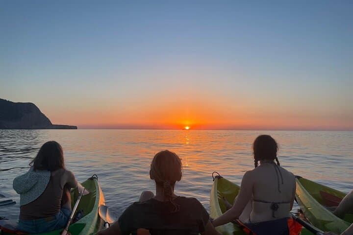 Sunset Kayaking from Puerto de San Miguel to Benirrás: A Private Ibiza Sea Tour photo 2