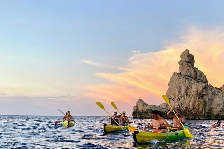 Sunset Kayaking from Puerto de San Miguel to Benirrás: A Private Ibiza Sea Tour