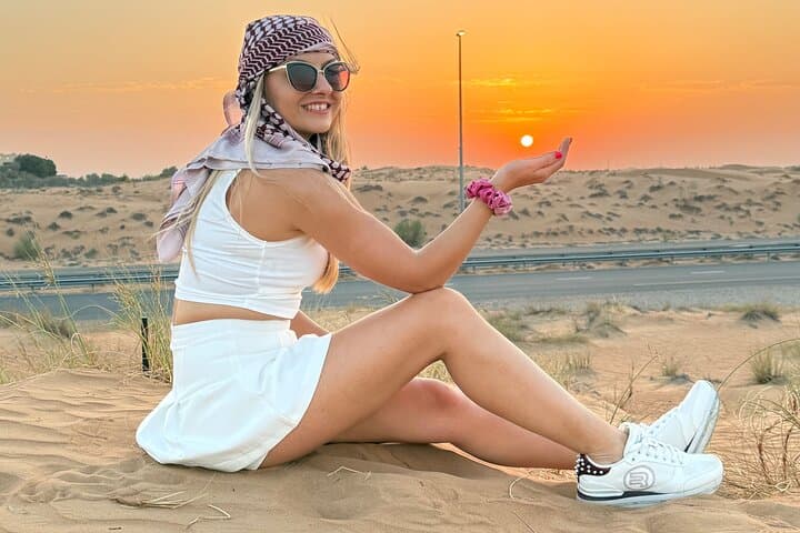 Red Sand Desert Safari Experience in Dubai — Dune Bashing, Camel Rides & Dinner