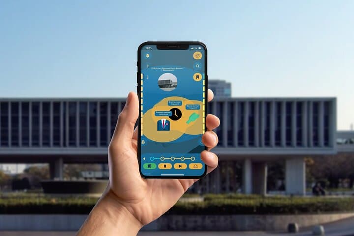 Hiroshima Historical GPS Walking Tour — Self-Guided Mobile Game Through Peace Park