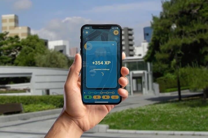 Hiroshima Historical GPS Walking Tour — Self-Guided Mobile Game Through Peace Park photo 2