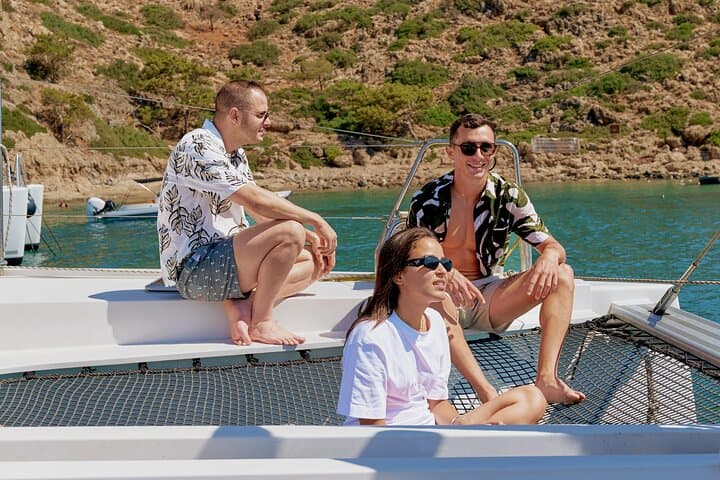 Morning Catamaran Cruise from Chania: Sun, Snorkel & Cretan Lunch photo 3