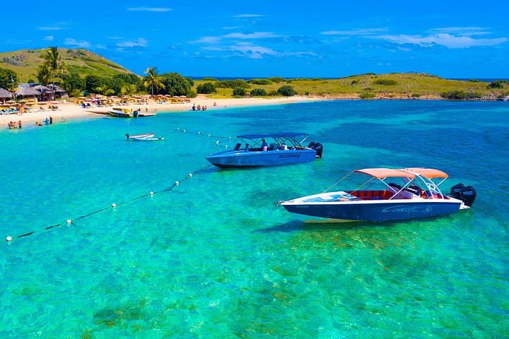 St. Maarten Powerboat Tour: Snorkel Tintamarre, Swim with Turtles & Beach BBQ photo 2