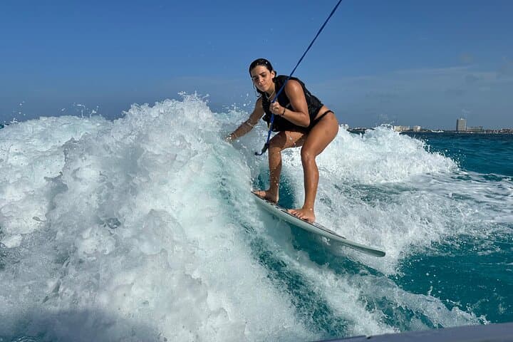 Surf & Snorkel in Cancun’s Crystal-Blue Waters — MasterCraft Wake-Surf Experience photo 2