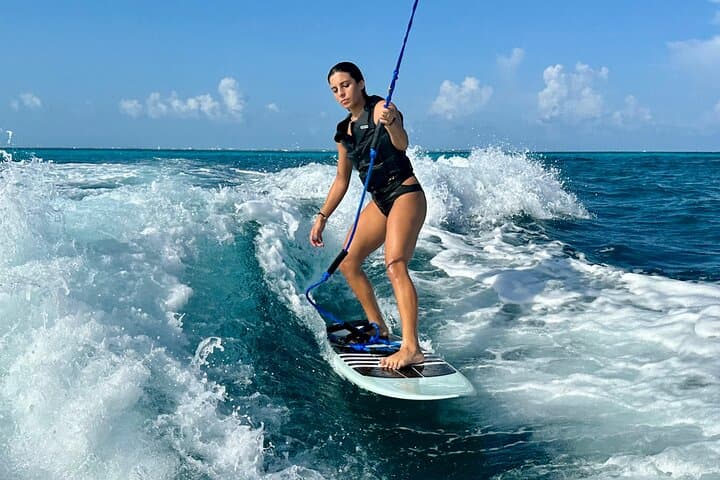 Surf & Snorkel in Cancun’s Crystal-Blue Waters — MasterCraft Wake-Surf Experience