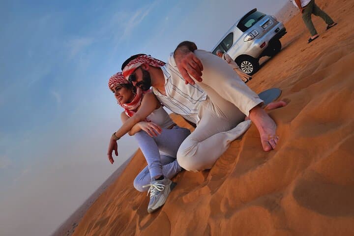 Dubai Evening Desert Safari: Dune Bashing, Camel Ride & BBQ photo 3