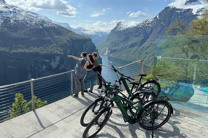 E-Bike Tour in Geiranger: Ride Ornevegen (Eagle Road) Above the Fjord photo 4