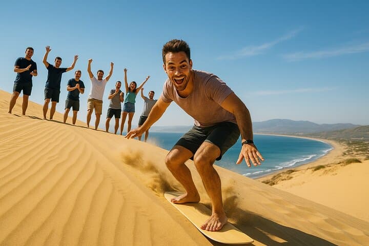 Sunset on Timlalin Dunes: Camel Rides & Sandboarding from Agadir photo 2