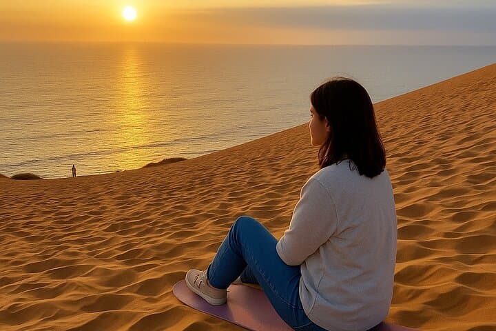 Sunset on Timlalin Dunes: Camel Rides & Sandboarding from Agadir photo 4