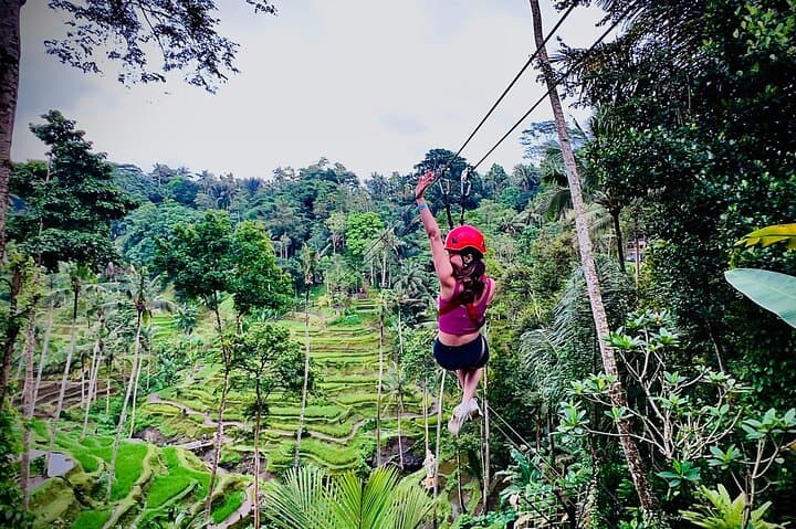 Ubud Zipline and ATV Adventure at Tegalalang Rice Terraces photo 1