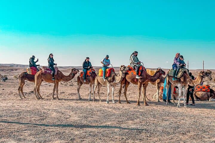 Agafay Desert Sunset Camel Ride and Berber Dinner from Marrakech