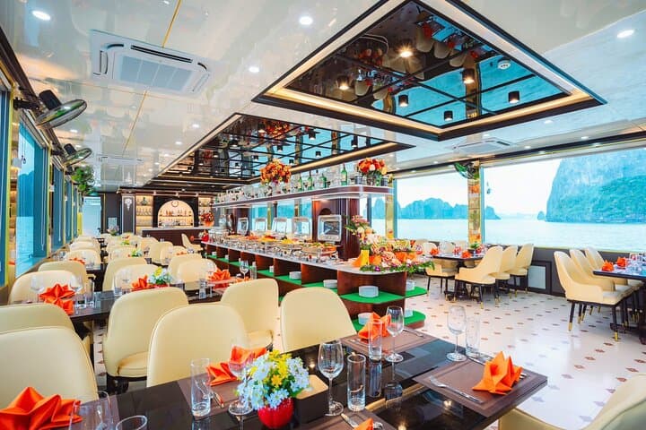 Halong Bay Day Cruise: Kayaks, Caves and a Jacuzzi Sunset Party