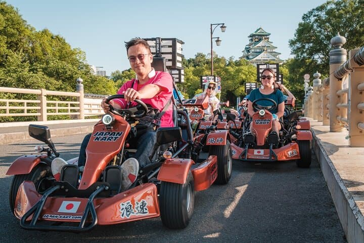 Drive Through History: Osaka Castle Go-Kart Tour in Osaka (IDP Required) photo 4