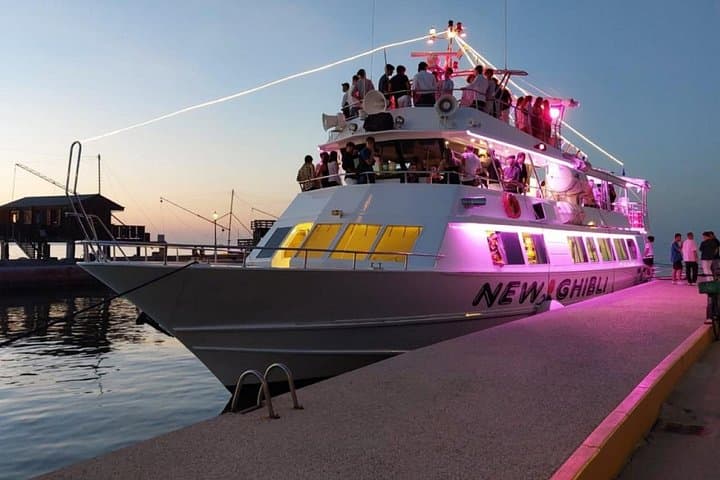 Half-Day Boat Tour from Milano Marittima: Adriatic Dolphins, Offshore Platforms & Seafood