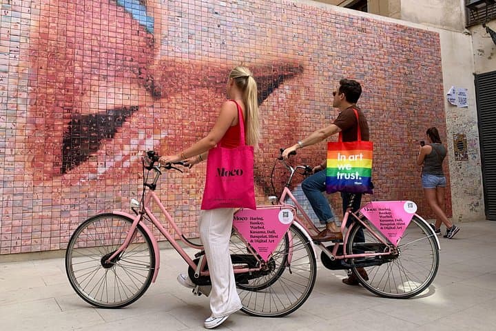 Barcelona Street Art Bike Tour — Moco Museum & Raval Graffiti Ride photo 1