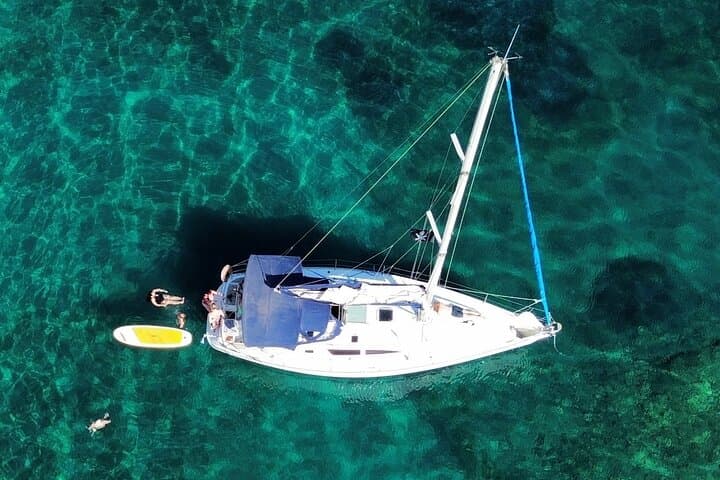 Day Sailing Trip Chania: Private Cruise to Thodorou & Lazaretta Islands