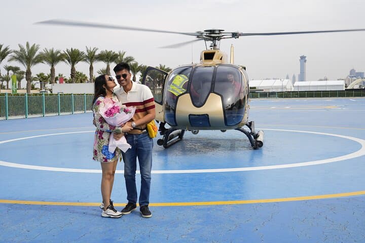 Dubai Helicopter Tour and Inside Burj Al Arab Guided Experience: Palm Jumeirah Aerial Views & Royal Suite Access
