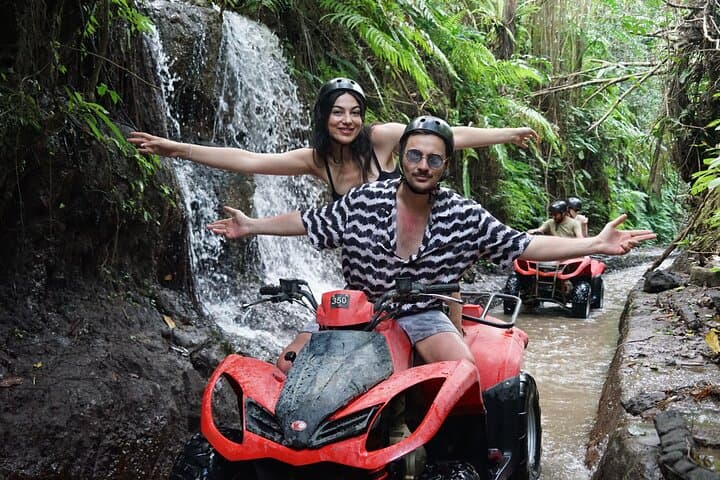 Ubud ATV Adventure Through Rice Fields, Caves & Waterfalls (With Lunch)
