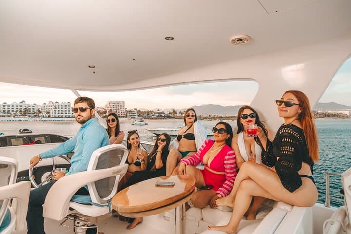 Private Cabo Yacht: Snorkel Pelican Rock, Paddle Secret Coves & Premium Open Bar photo 4