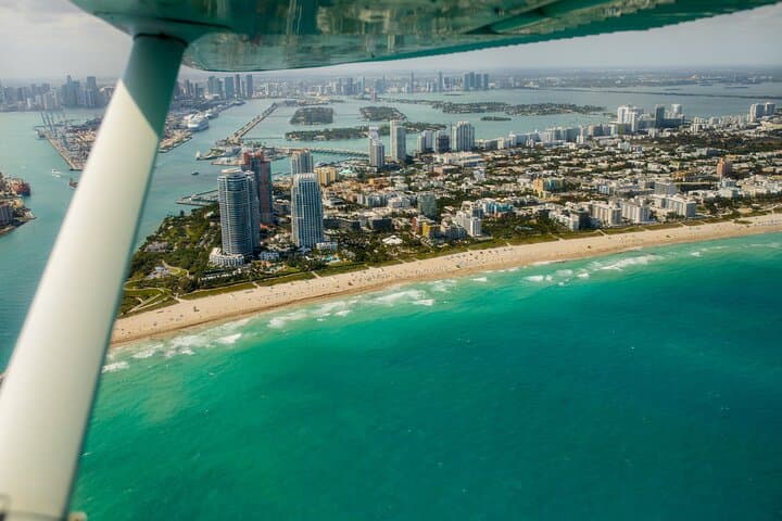 Miami Beach Sunset Private Airplane Tour with Champagne photo 3