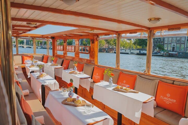 Amsterdam Canal Cruise with Cheese and Wine — 1-Hour Scenic Boat Tour photo 2