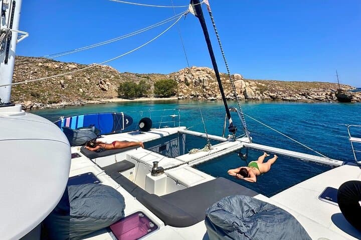 Mykonos Delos Rhenia Day Cruise: BBQ, Snorkeling & Archaeology photo 2