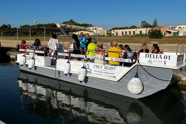 Sunset Boat Tour of Stagnone Lagoon — Mozia, Salt Pans & Egadi Views