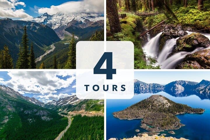 Pacific Northwest Audio Tour Bundle: Mount Rainier, Olympic, Crater Lake & North Cascades