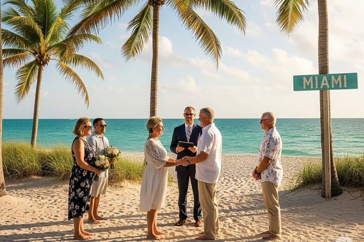 Barefoot Beach Wedding at 33rd Street Miami Beach — Vow Renewal & Photo Package photo 3