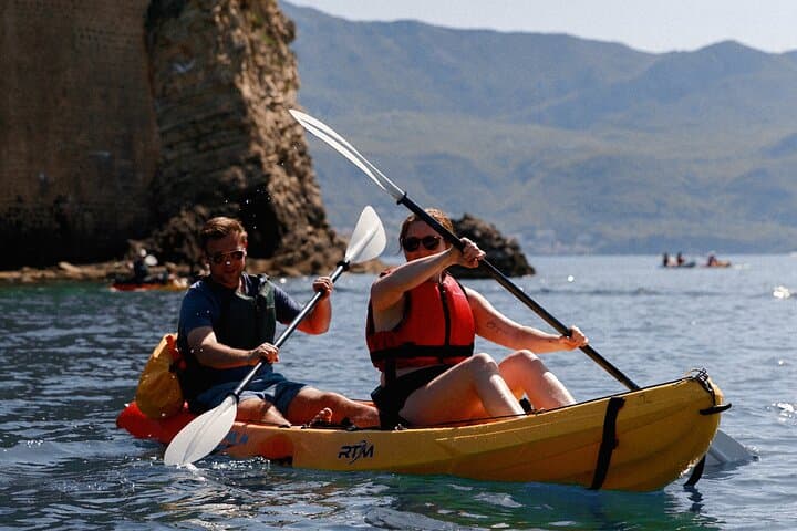 Explore Budva Bay: Kayak & SUP Tour to Coastal Caves photo 5
