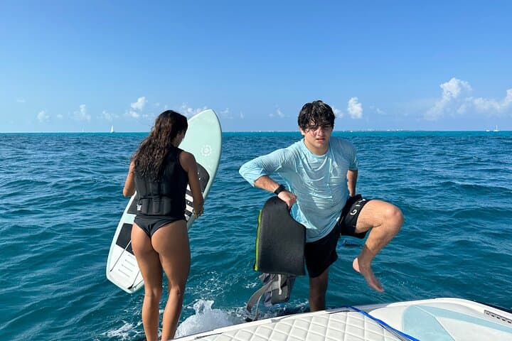 Cancun Wake Surfing and Snorkeling: 4-Hour MasterCraft X-Star Adventure photo 6