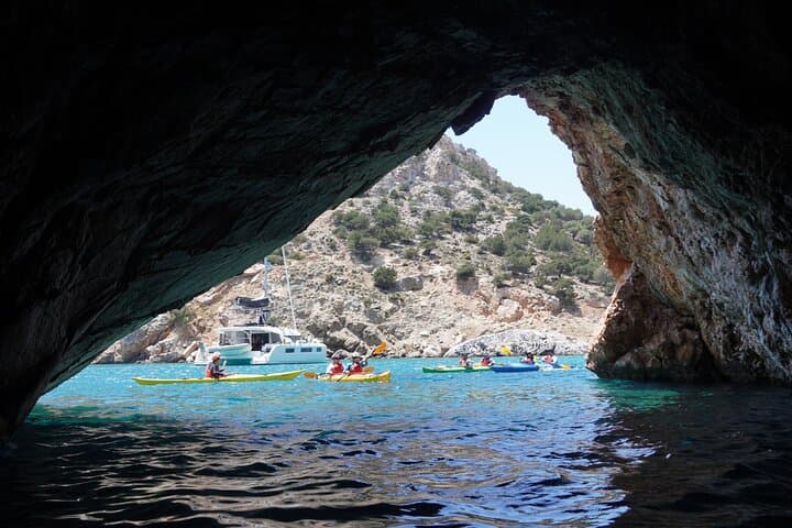 Rina Cave Sea Kayak & Snorkel: Half-Day Adventure in Naxos
