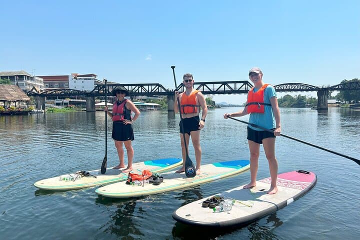 River Kwai Stand-Up Paddleboarding in Kanchanaburi: Beginner SUP Tour