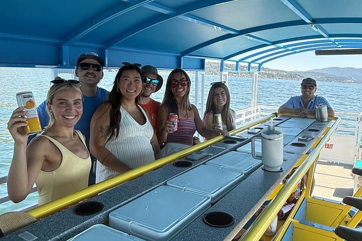 Pedal, Party, and Paddle: Coeur d'Alene Paddle Pub 1.5-Hour BYOB Cruise photo 3