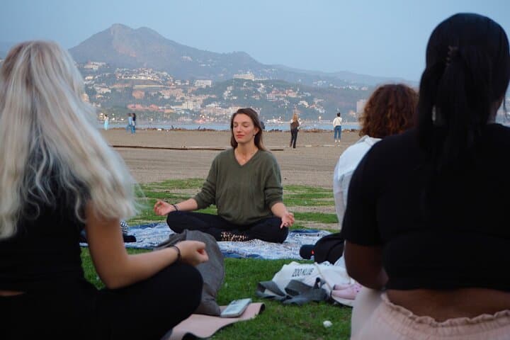 Sunset Beach Yoga in Málaga — Holistic Malagueta Class with Maria photo 2