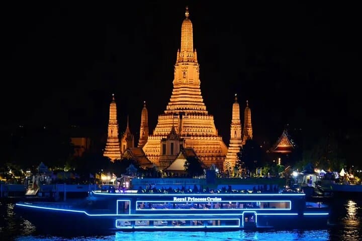 Royal Princess Dinner Cruise: Sunset & Dinner on Bangkok’s Chao Phraya