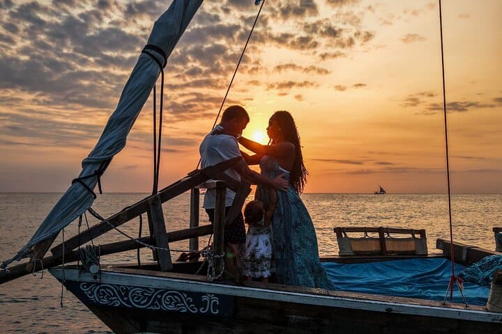 Private Dhow Sunset Cruise in Nungwi, Zanzibar — Romantic Dinner Sail