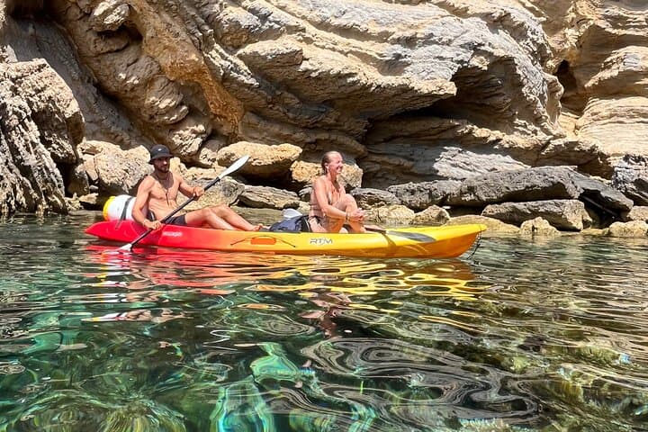 Sea cave kayak and snorkel tour from Cala Codolar, Ibiza photo 4
