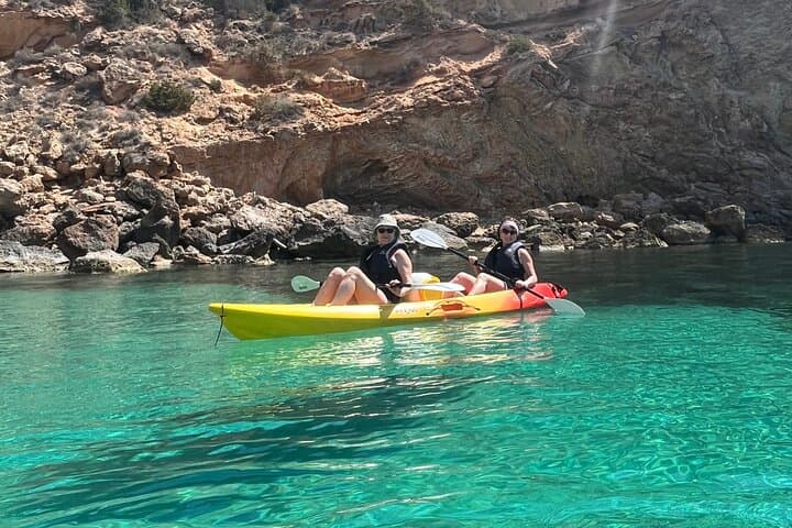 Sea cave kayak and snorkel tour from Cala Codolar, Ibiza photo 3