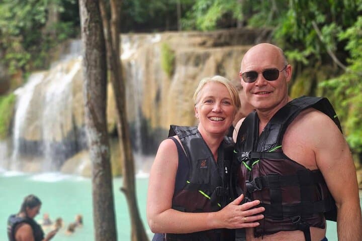 Erawan Waterfall & River Kwai Private Day Tour — Kanchanaburi’s Waterfalls, History, and Hidden Chedi photo 3