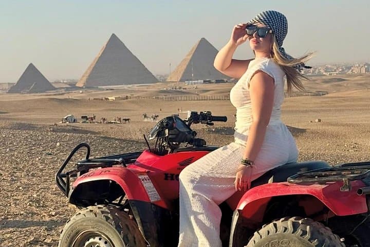 Giza Pyramids ATV, Camel Ride & Nile Dinner Cruise — Full-Day Private Tour photo 3