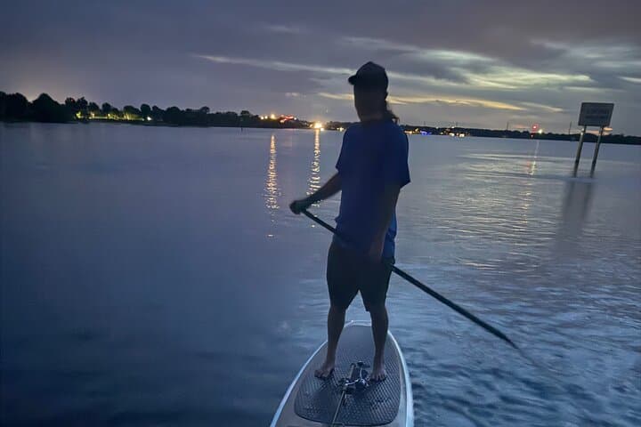 Halifax River Sunset & Fireworks Paddle: Kayak and SUP Evening Cruise in Daytona Beach photo 3