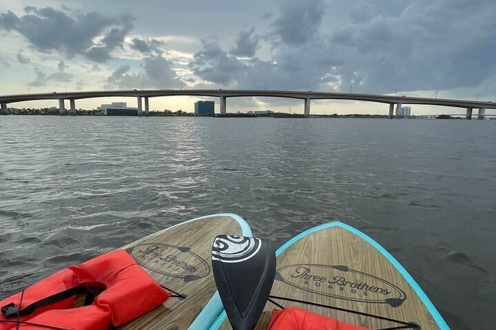 Halifax River Sunset & Fireworks Paddle: Kayak and SUP Evening Cruise in Daytona Beach photo 6