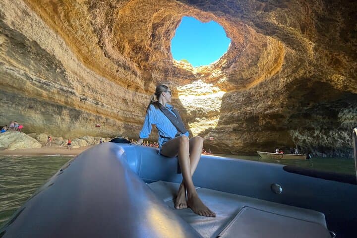 Portimão to Benagil: Small-Group Semi-Rigid Cave Boat Tour photo 3