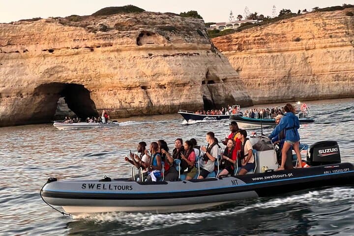 Portimão to Benagil: Small-Group Semi-Rigid Cave Boat Tour photo 2