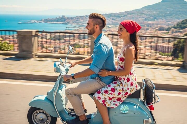 Naples Vespa Private Sightseeing Tour — Historic Centre, Seaside Castles & Panoramic Views photo 2