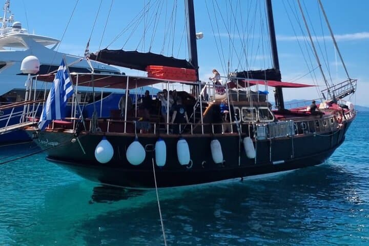 Sail the Saronic: 3-Island Day Cruise to Agistri, Moni (Metopi) & Aegina with Unlimited Food and Wine photo 5