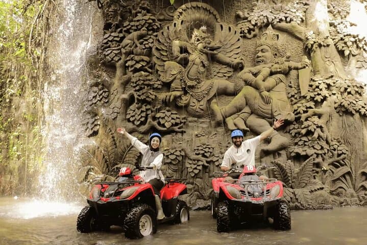 Full-Day Ubud ATV Adventure: Tegalalang Terraces & Tirta Empul Purification