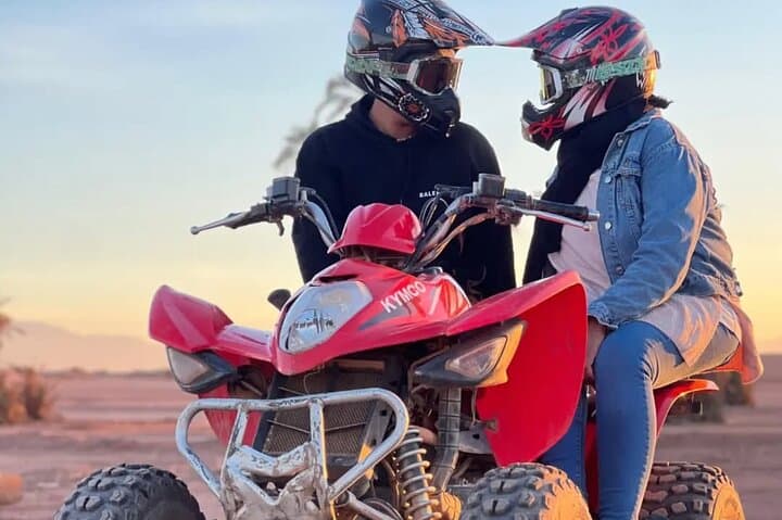 Agafay Desert Quad-Bike, Camel Ride & Sunset Dinner Experience photo 3